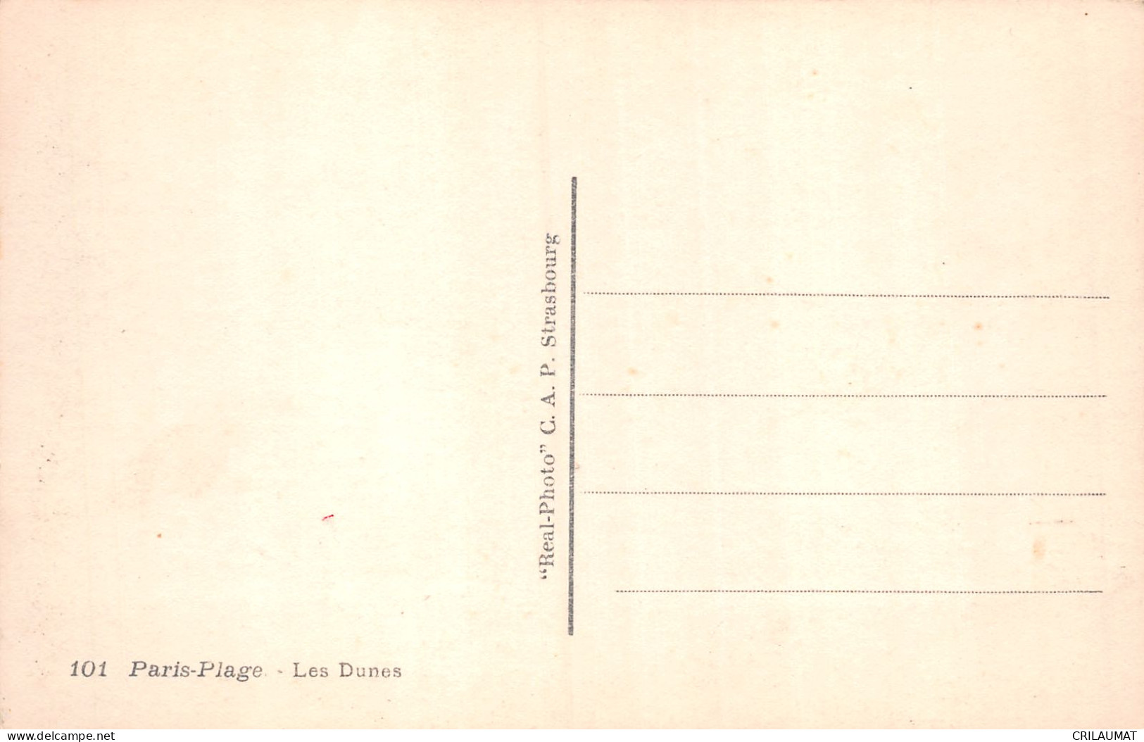 62-PARIS PLAGE LES DUNES-N°5144-C/0219 - Sonstige & Ohne Zuordnung