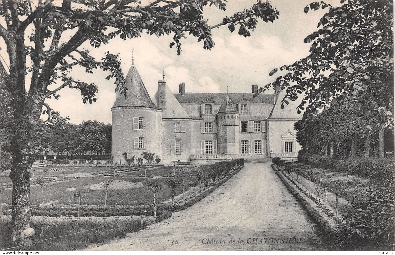 37-AZAY LE RIDEAU CHATEAU DE LA CHATONNIERE-N°4197-E/0041 - Azay-le-Rideau