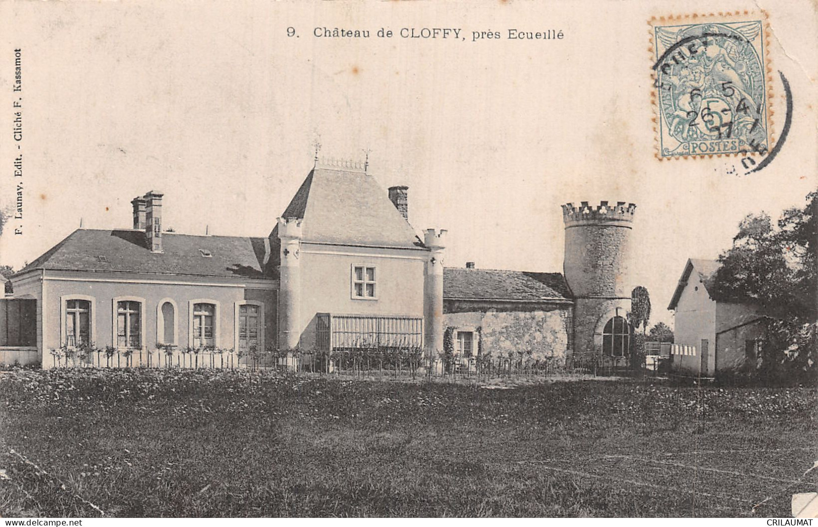 36-CHÂTEAU DE CLOFFY PRES ECUEILLE-N°5144-C/0127 - Other & Unclassified