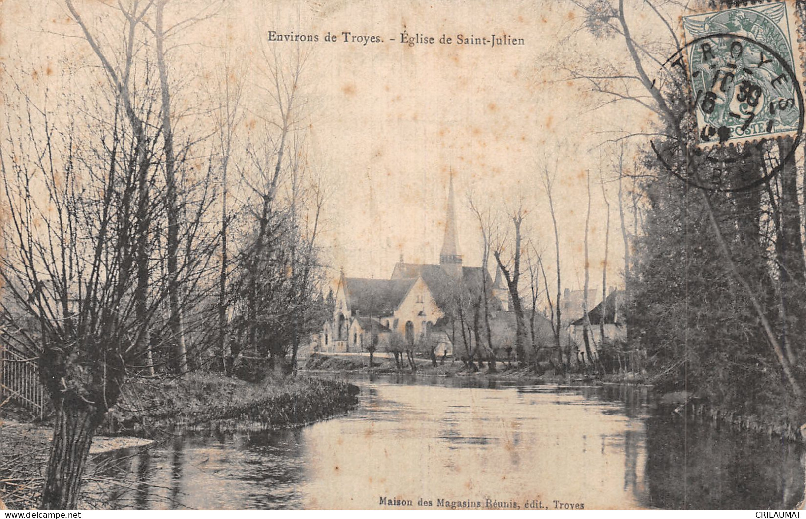 10-ENVIRONS DE TROYES EGLISE DE SAINT JULIEN-N°5144-C/0117 - Andere & Zonder Classificatie