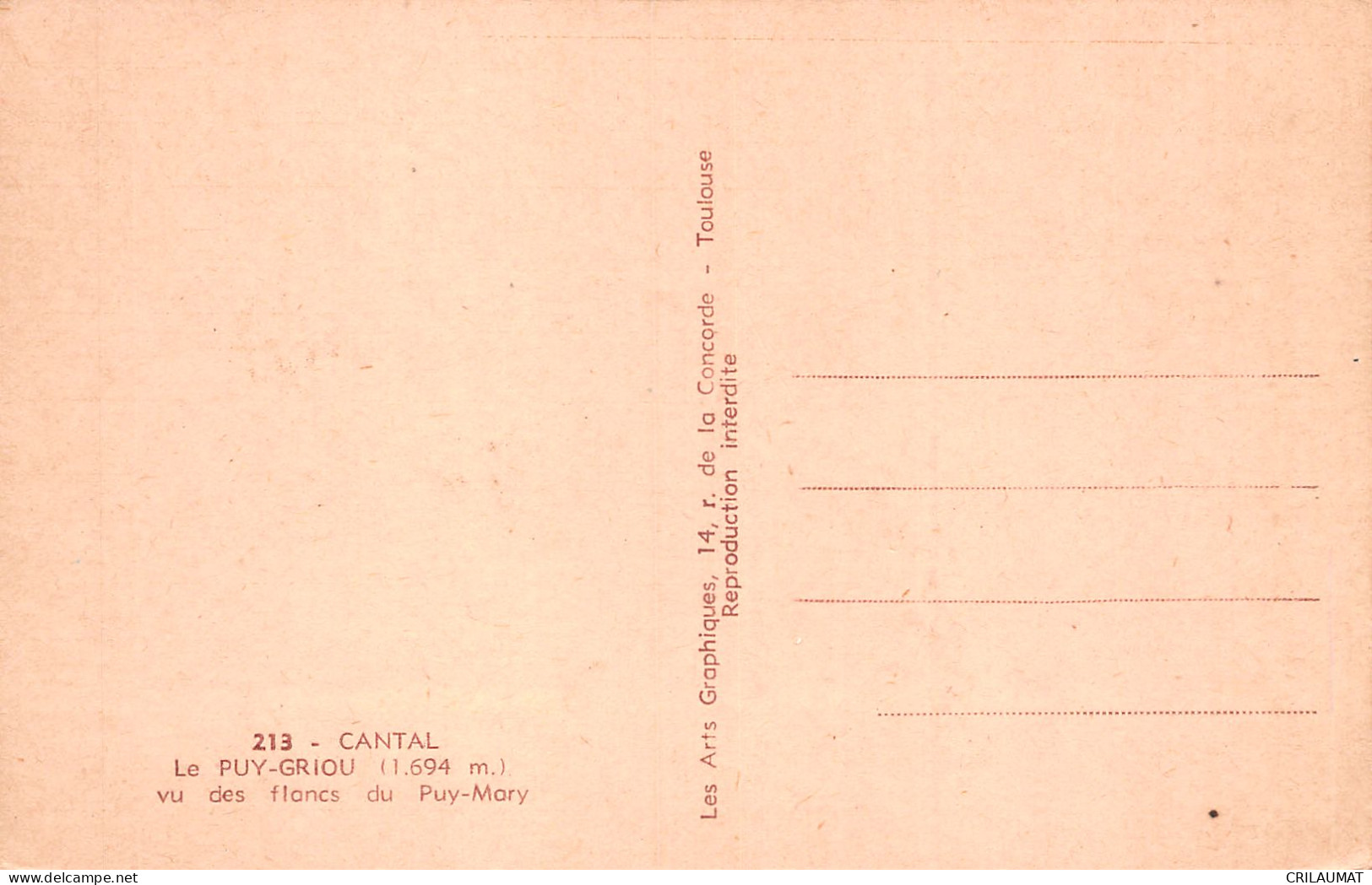 15-LE PUY GRIOU-N°5144-C/0057 - Otros & Sin Clasificación