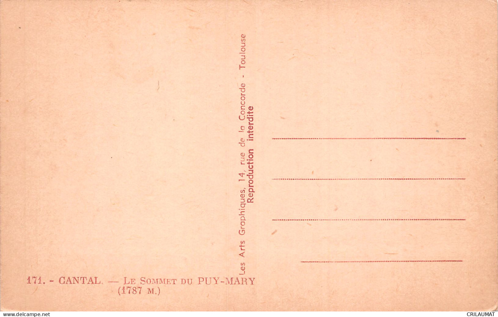 15-LE SOMMET DU PUY MARY-N°5144-C/0055 - Autres & Non Classés