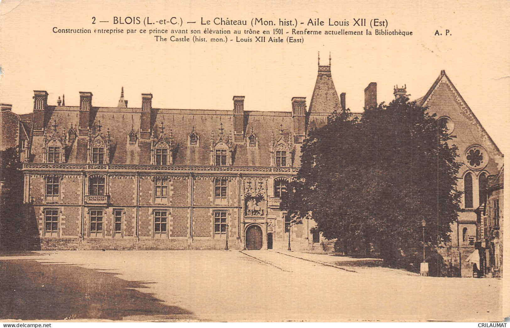 41-BLOIS LE CHÂTEAU-N°5144-B/0387 - Blois