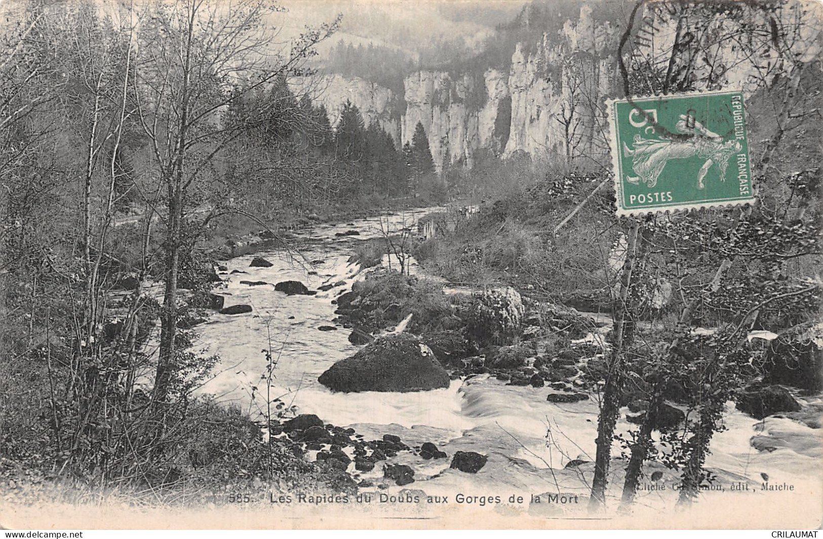 25-LES RAPIDES DU DOUBS AUX GORGES DE LA MORT-N°5144-B/0221 - Other & Unclassified