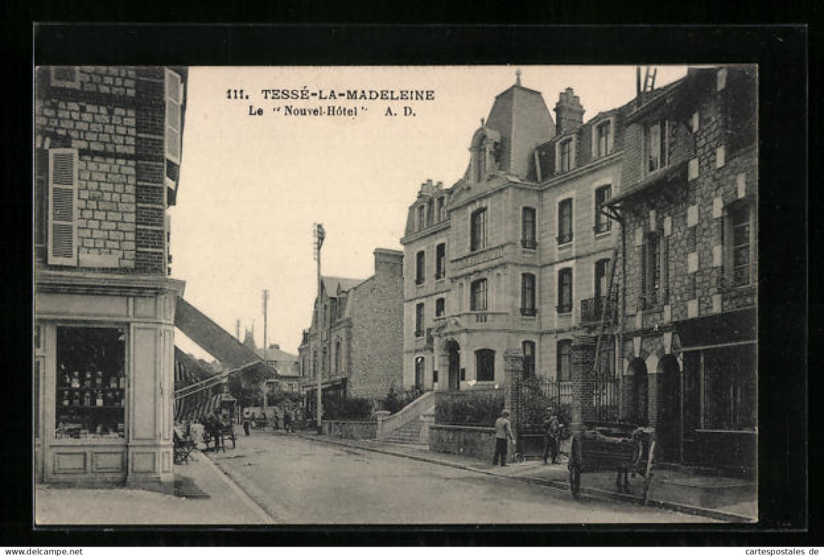 CPA Tessé-la-Madeleine, Le Nouvel-Hotel  - Altri & Non Classificati