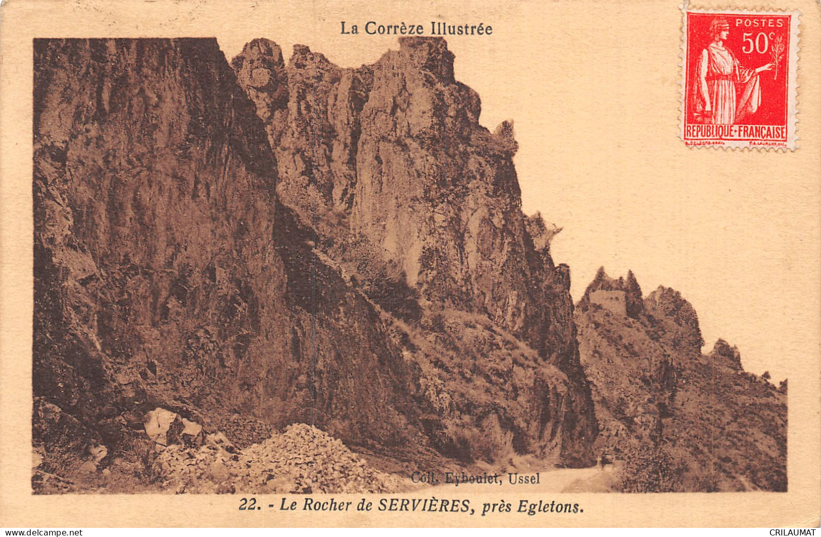 19-LE ROCHER DE SERVIERES-N°5144-B/0121 - Autres & Non Classés