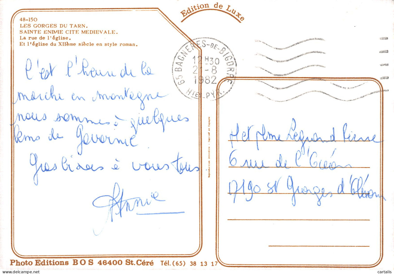 48-SAINTE ENIMIE-N°4197-D/0389 - Other & Unclassified