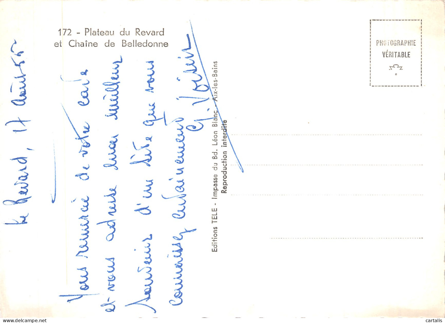 73-PLATEAU DU REVARD-N°4197-D/0347 - Other & Unclassified