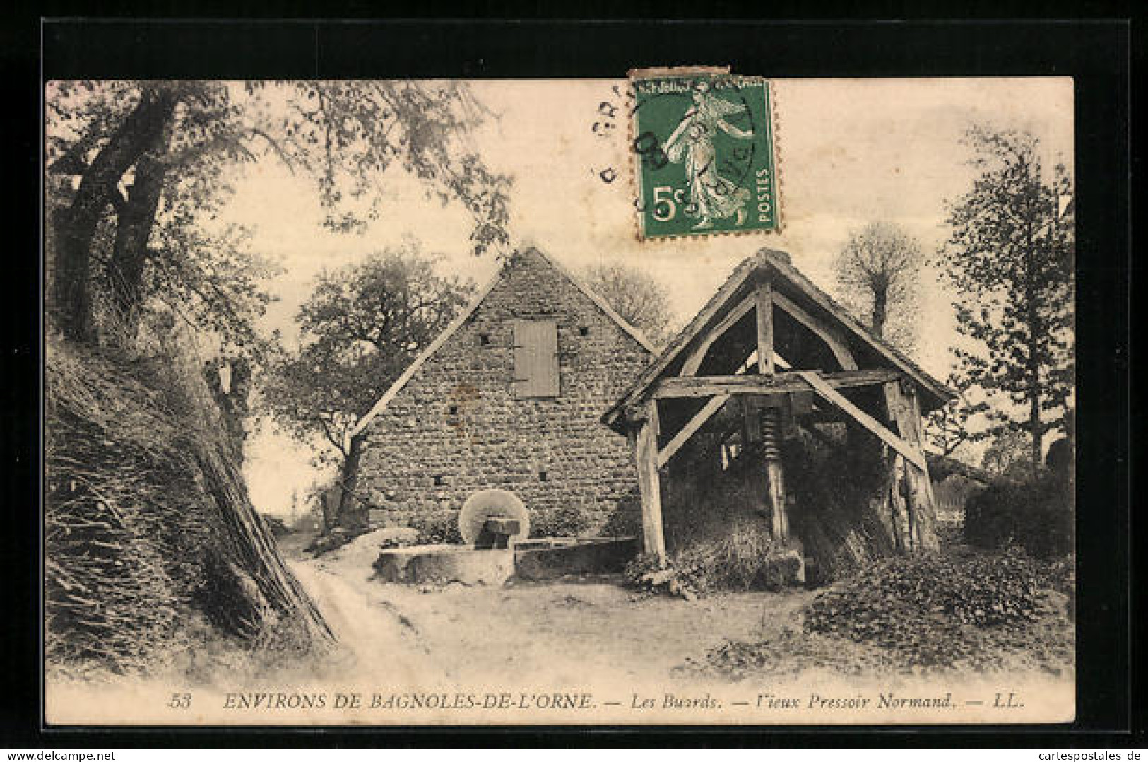 CPA Les Buards, Vieux Pressoir Normand  - Autres & Non Classés