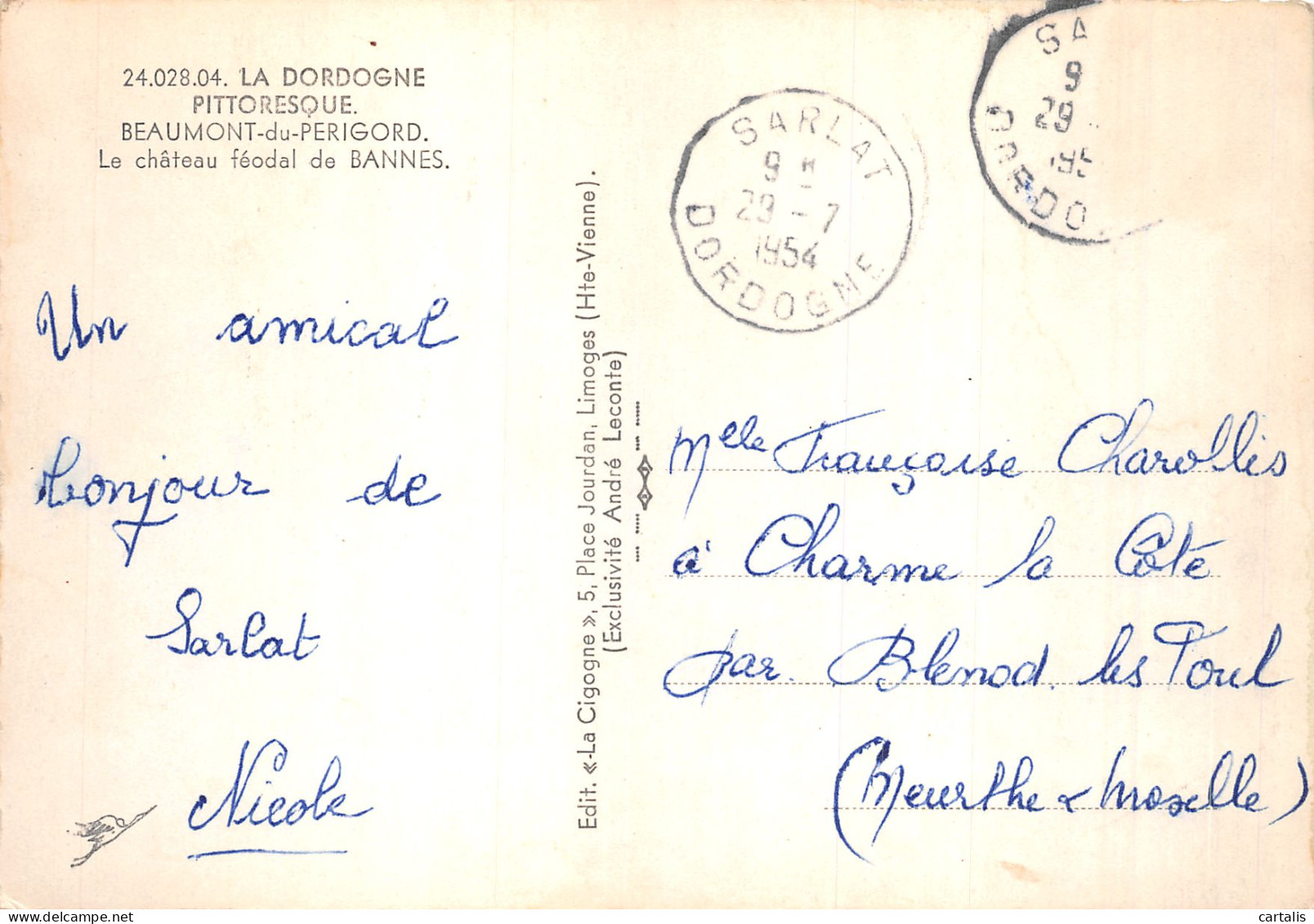 24-BEAUMONT DU PERIGORD-N°4197-D/0305 - Altri & Non Classificati