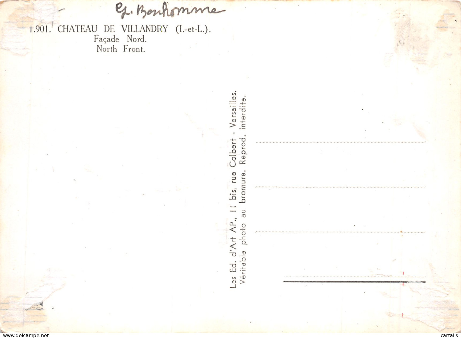 37-VILLANDRY-N°4197-D/0309 - Other & Unclassified