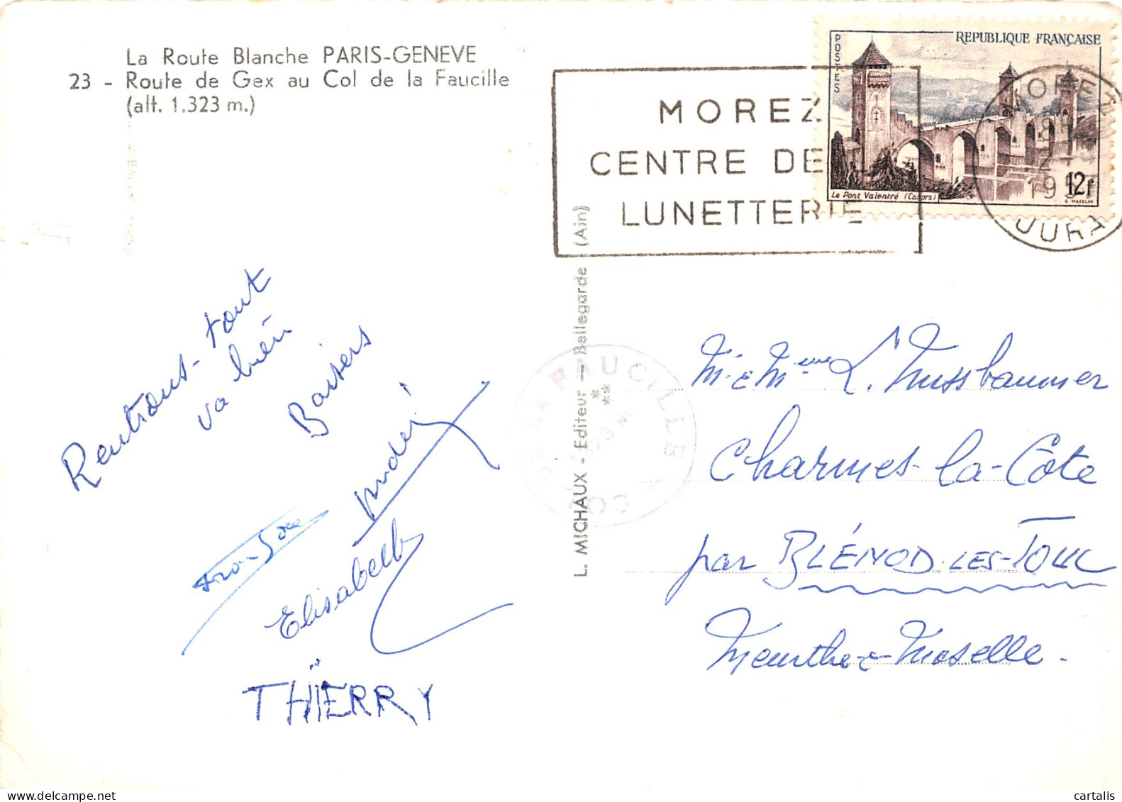 01-COL DE LA FAUCILLE-N°4197-D/0225 - Unclassified