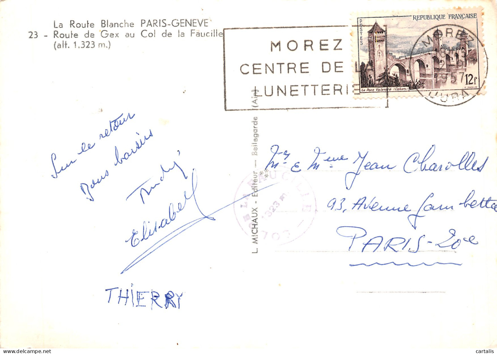 01-COL DE LA FAUCILLE-N°4197-D/0215 - Unclassified