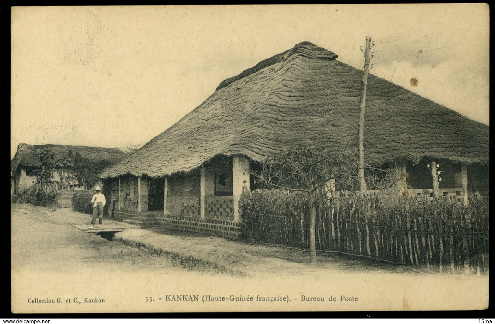 Haute Guinée Française KANKAN Bureau De Poste G Et C - Guinea