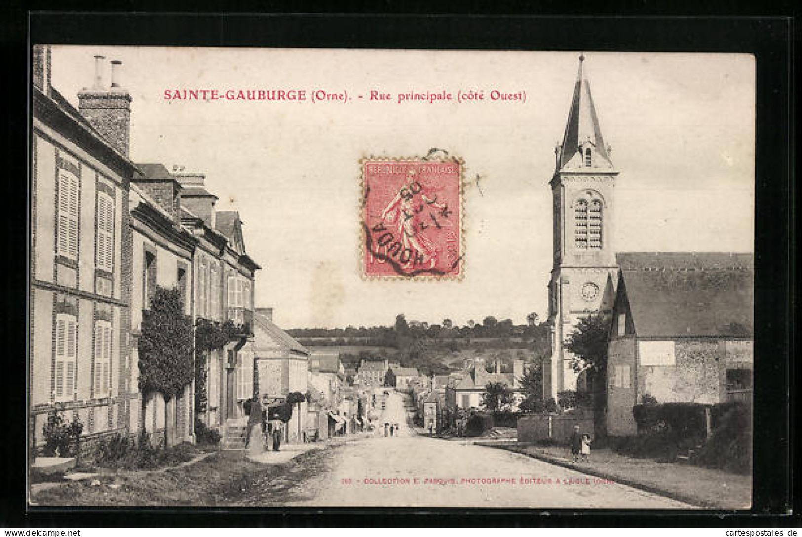 CPA Sainte-Gauburge, Rue Principale  - Autres & Non Classés