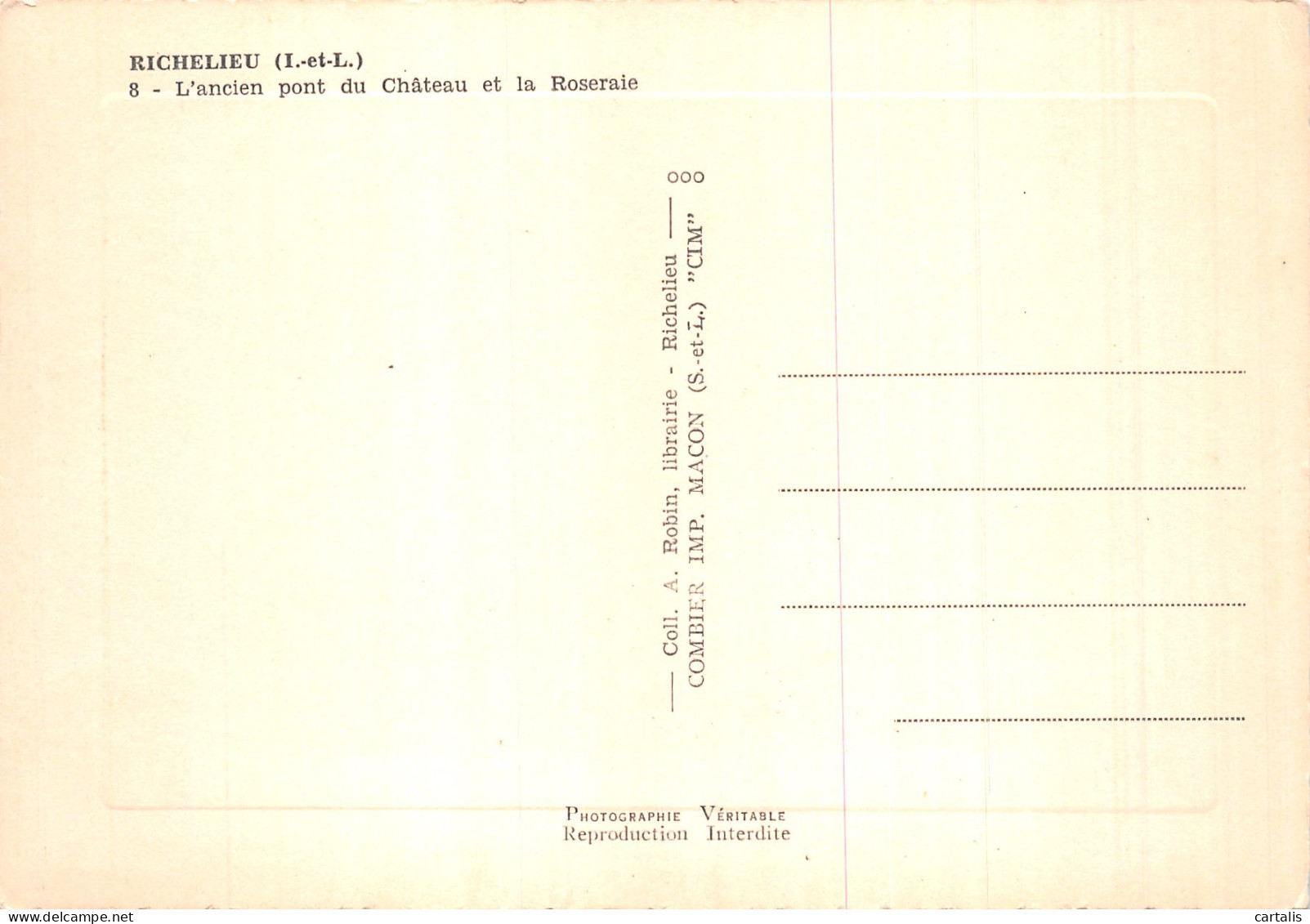 37-RICHELIEU-N°4197-D/0101 - Andere & Zonder Classificatie