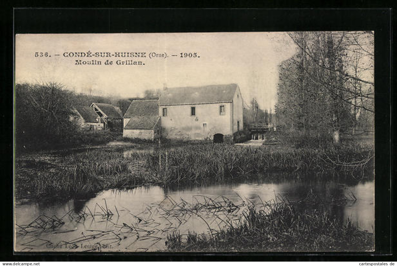 CPA Condé-sur-Huisne, Moulin De Grillan  - Autres & Non Classés