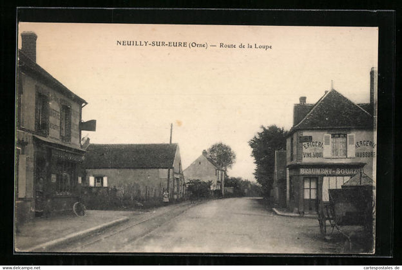 CPA Neuilly-sur-Eure, Route De La Loupe  - Altri & Non Classificati