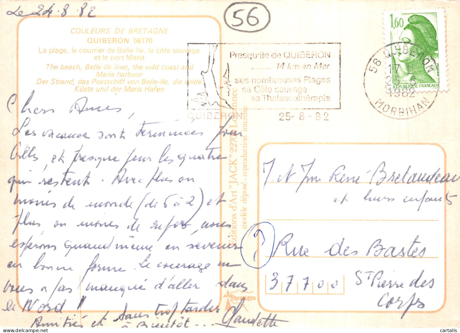 56-QUIBERON-N°4197-C/0193 - Quiberon