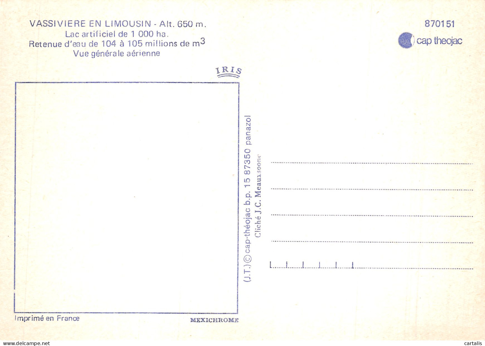 87-VASSIVIERE EN LIMOUSIN-N°4197-C/0143 - Autres & Non Classés