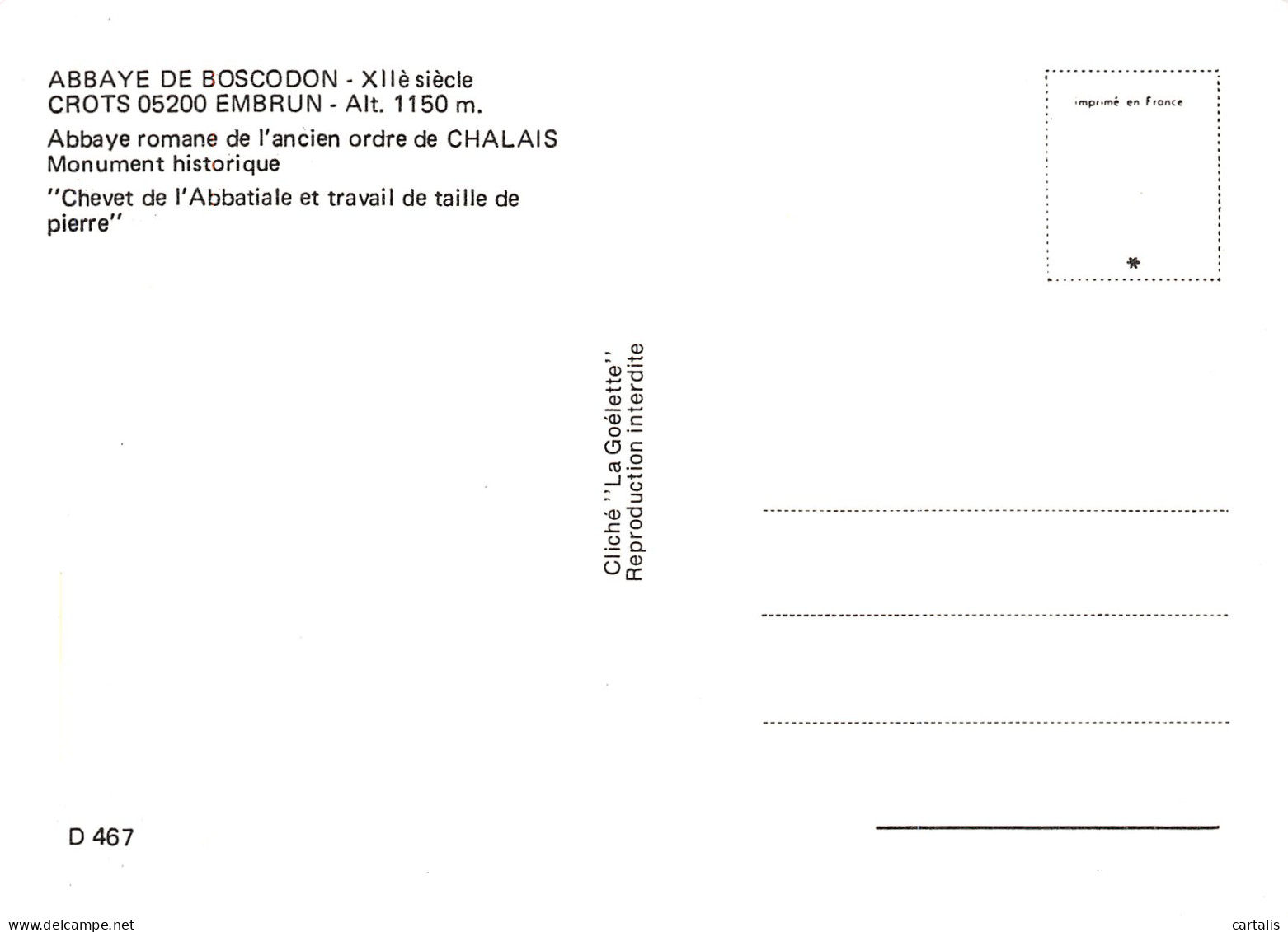 05-CROTS-N°4197-C/0045 - Other & Unclassified