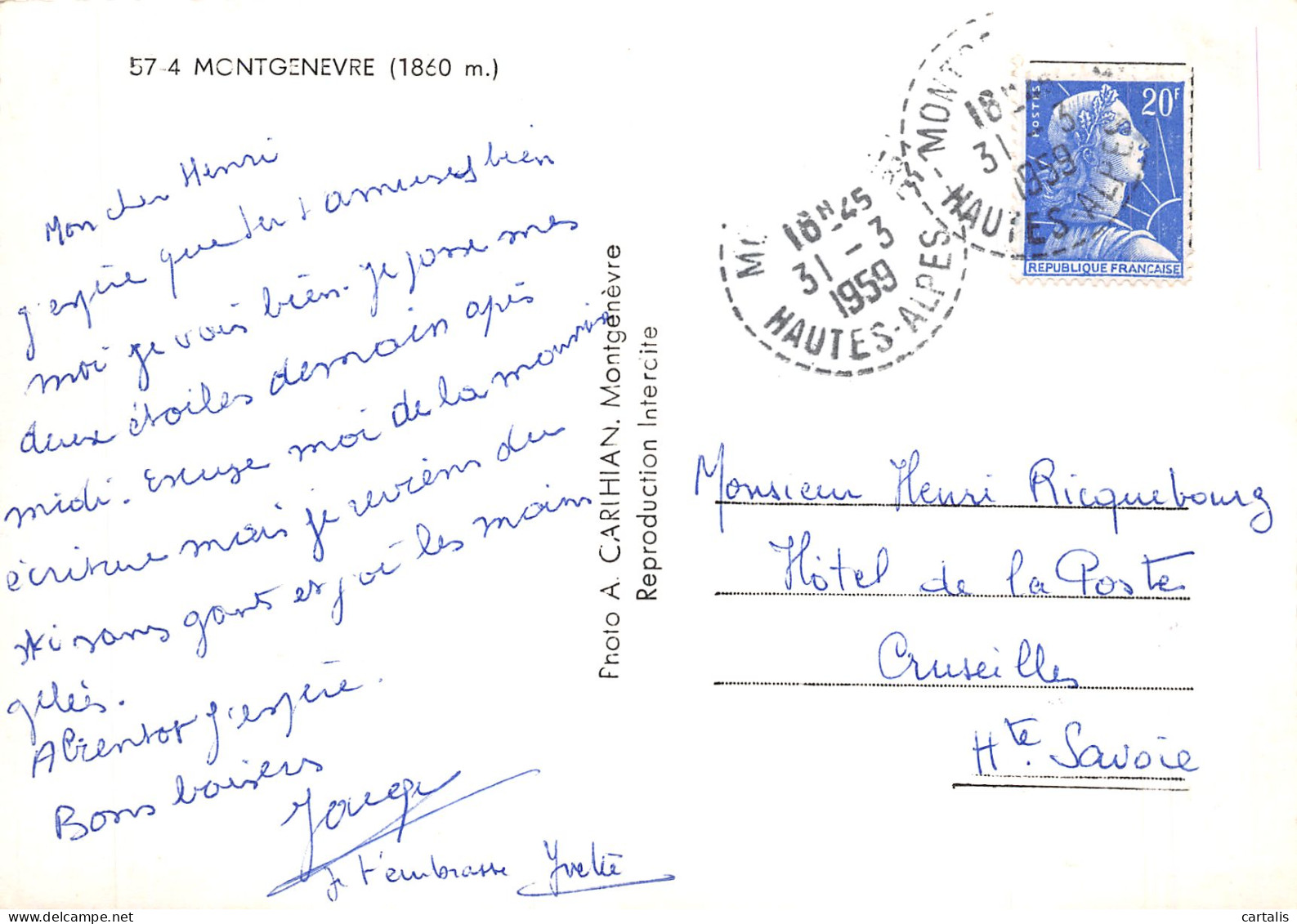 05-MONTGENEVRE-N°4197-C/0015 - Autres & Non Classés