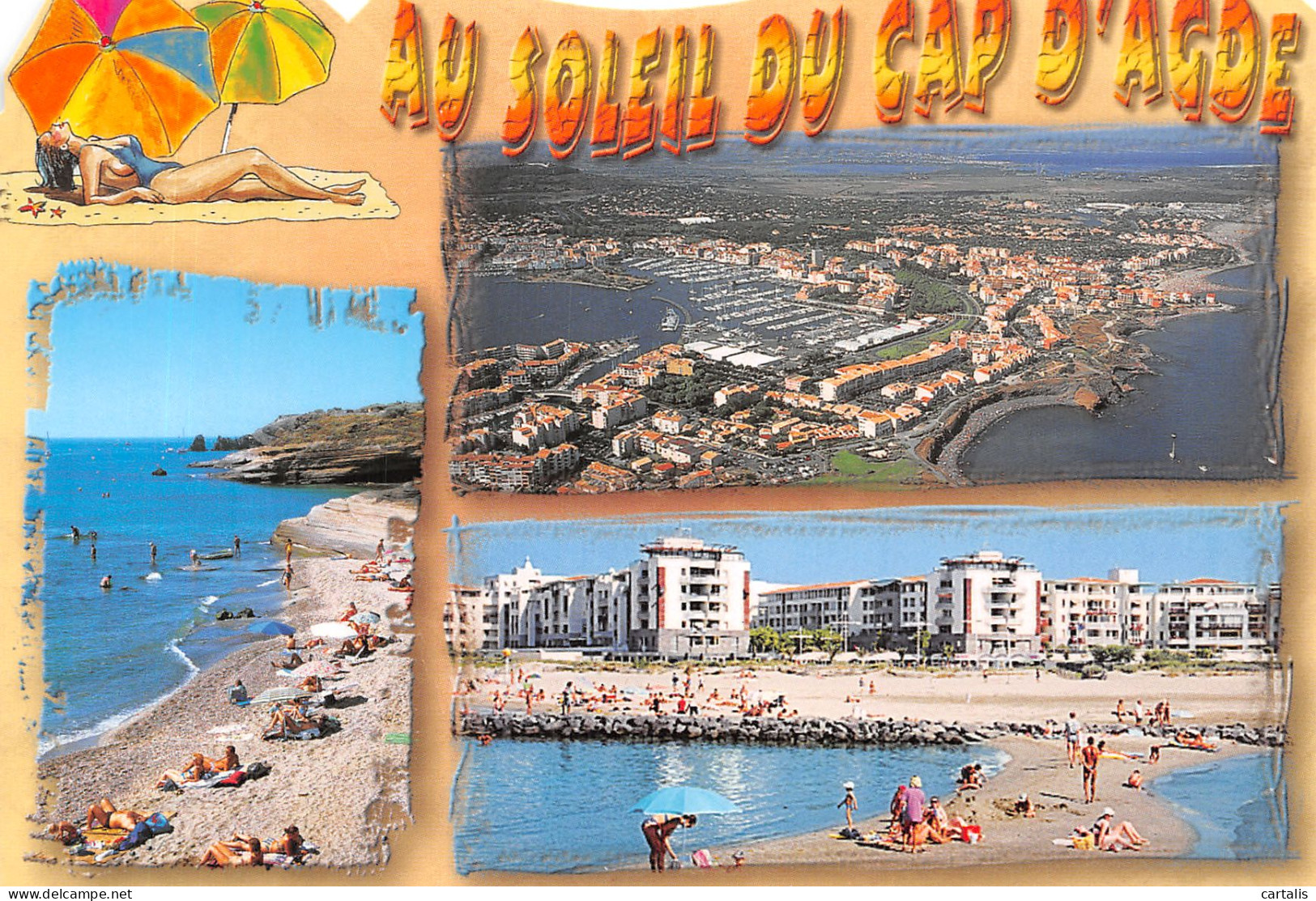 34-CAP D AGDE-N°4197-B/0387 - Other & Unclassified