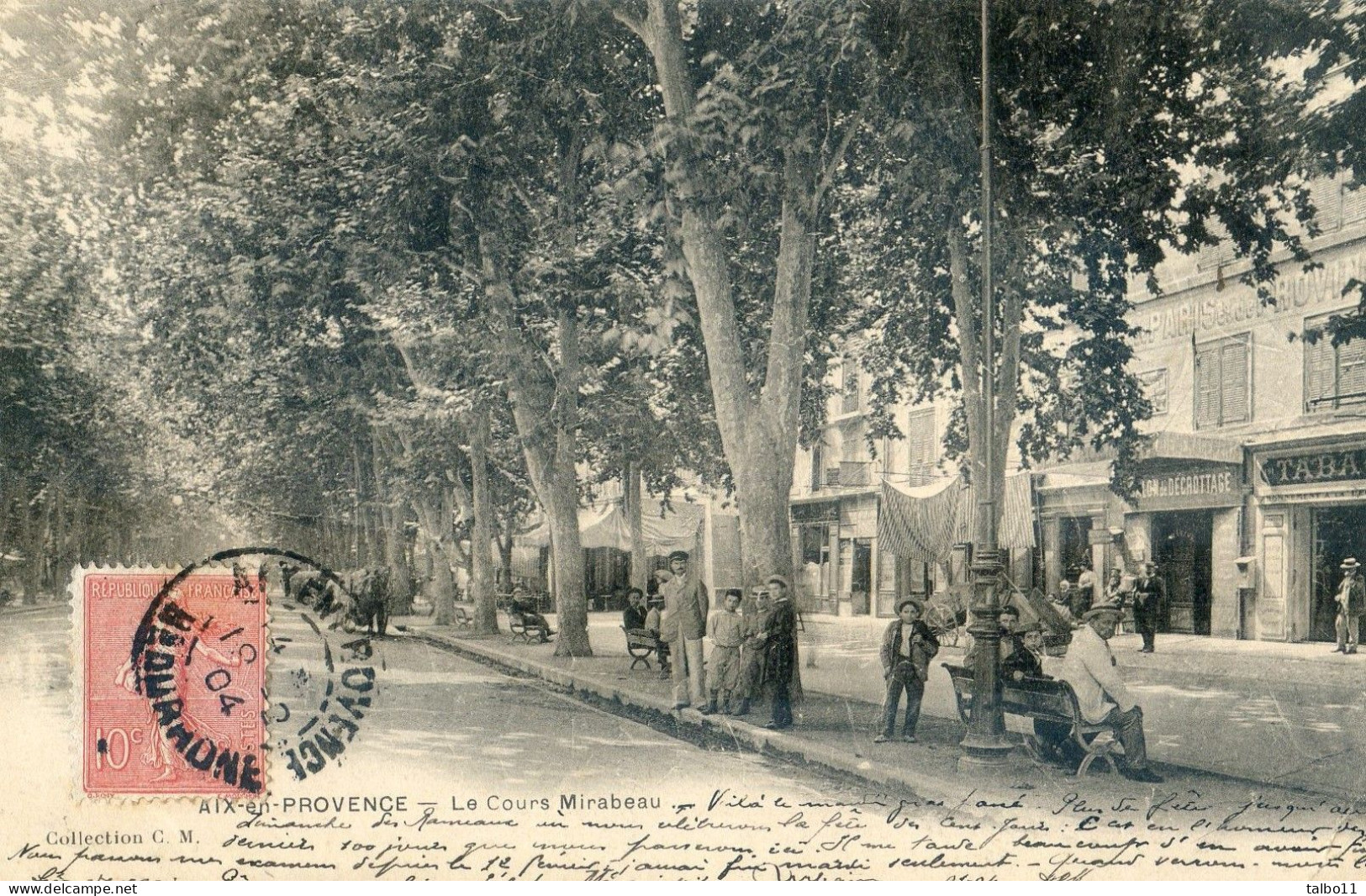 13 - Aix En Provence - Le Cours Mirabeau - Aix En Provence