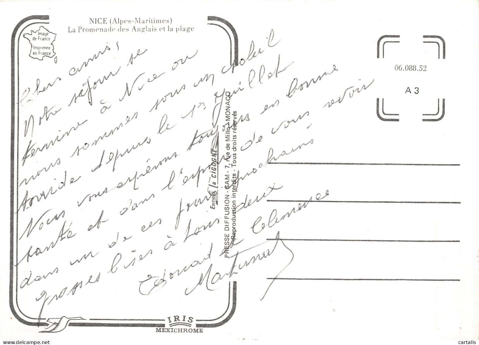 06-NICE  -N°4197-B/0273 - Other & Unclassified