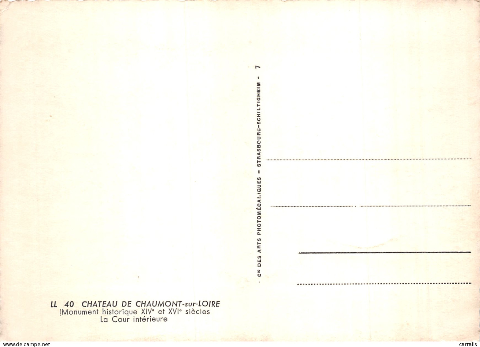 41-CHAUMONT SUR LOIRE-N°4197-B/0239 - Andere & Zonder Classificatie