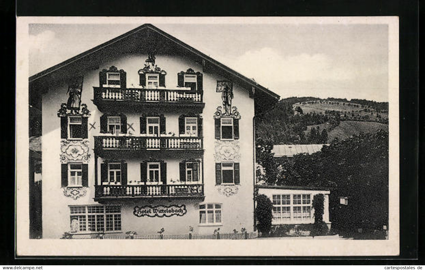 AK Schliersee I. Bayer. Alpen, Hotel Wittelsbach  - Schliersee