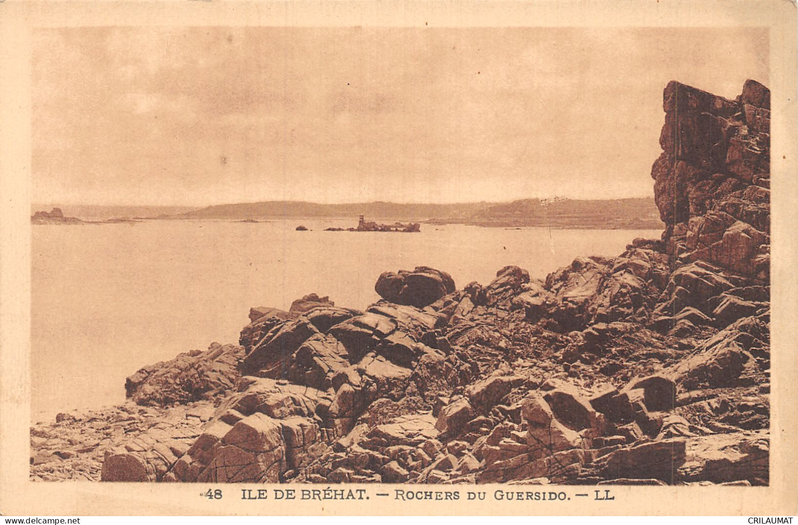 22-ILE DE BREHAT ROCHERS DU GUERSIDO-N°5144-F/0187 - Ile De Bréhat