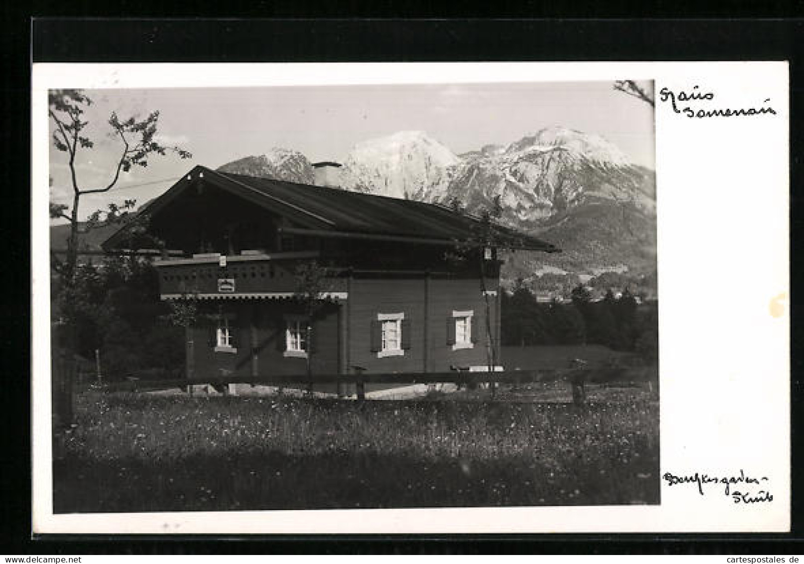 AK Berchtesgaden, Blick Auf Haus Sonnenau  - Berchtesgaden