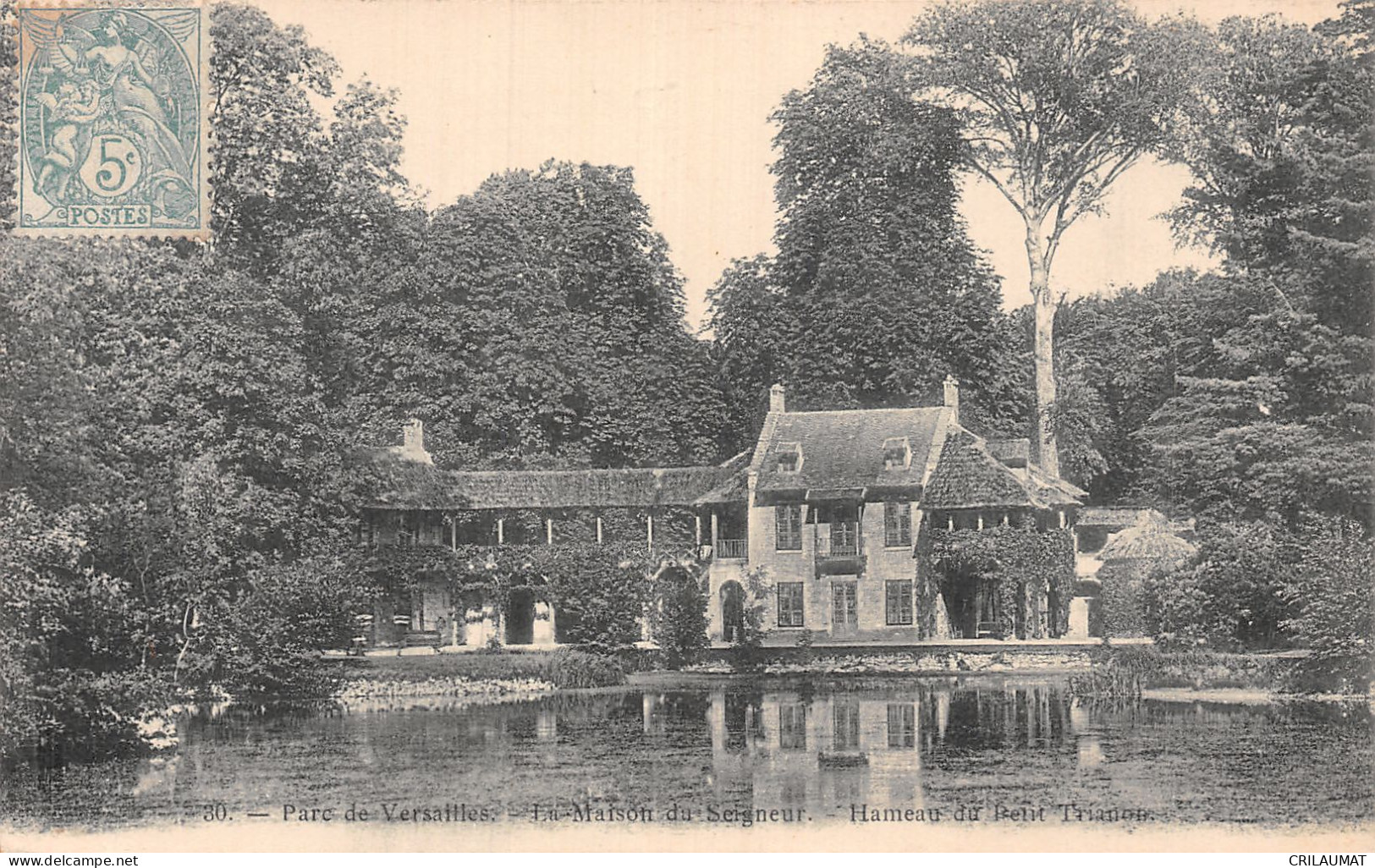 78-VERSAILLES LE PARC LA MAISON DU SEIGNEUR-N°5144-E/0115 - Versailles (Château)