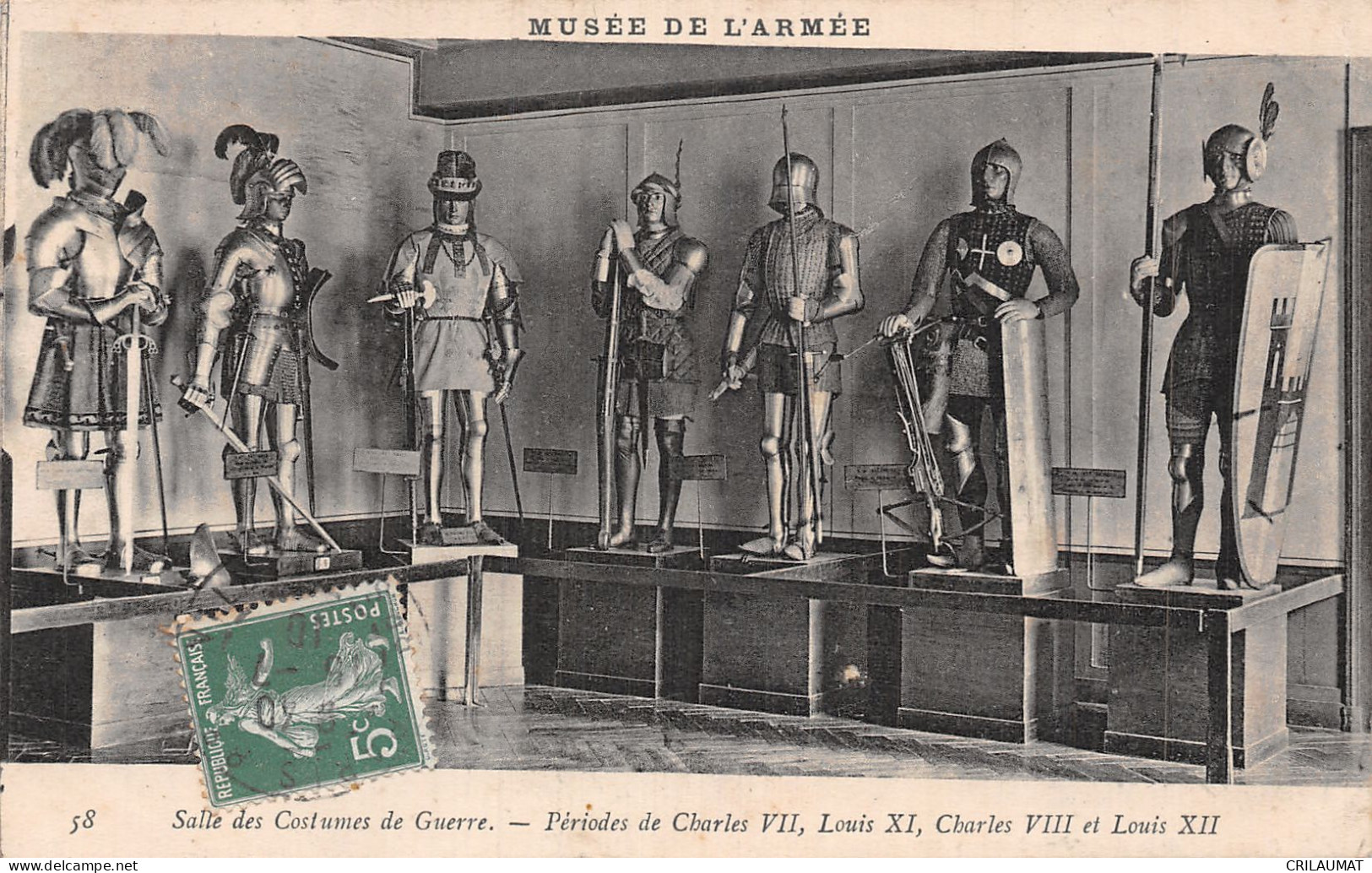 75-PARIS MUSEE DE L ARMEE-N°5144-E/0095 - Other & Unclassified