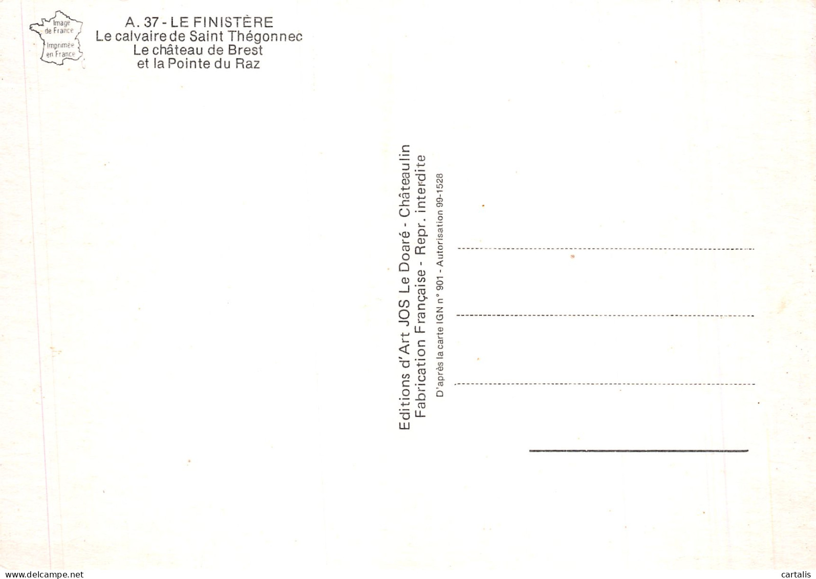 29-FINISTERE-N°4198-B/0061 - Autres & Non Classés