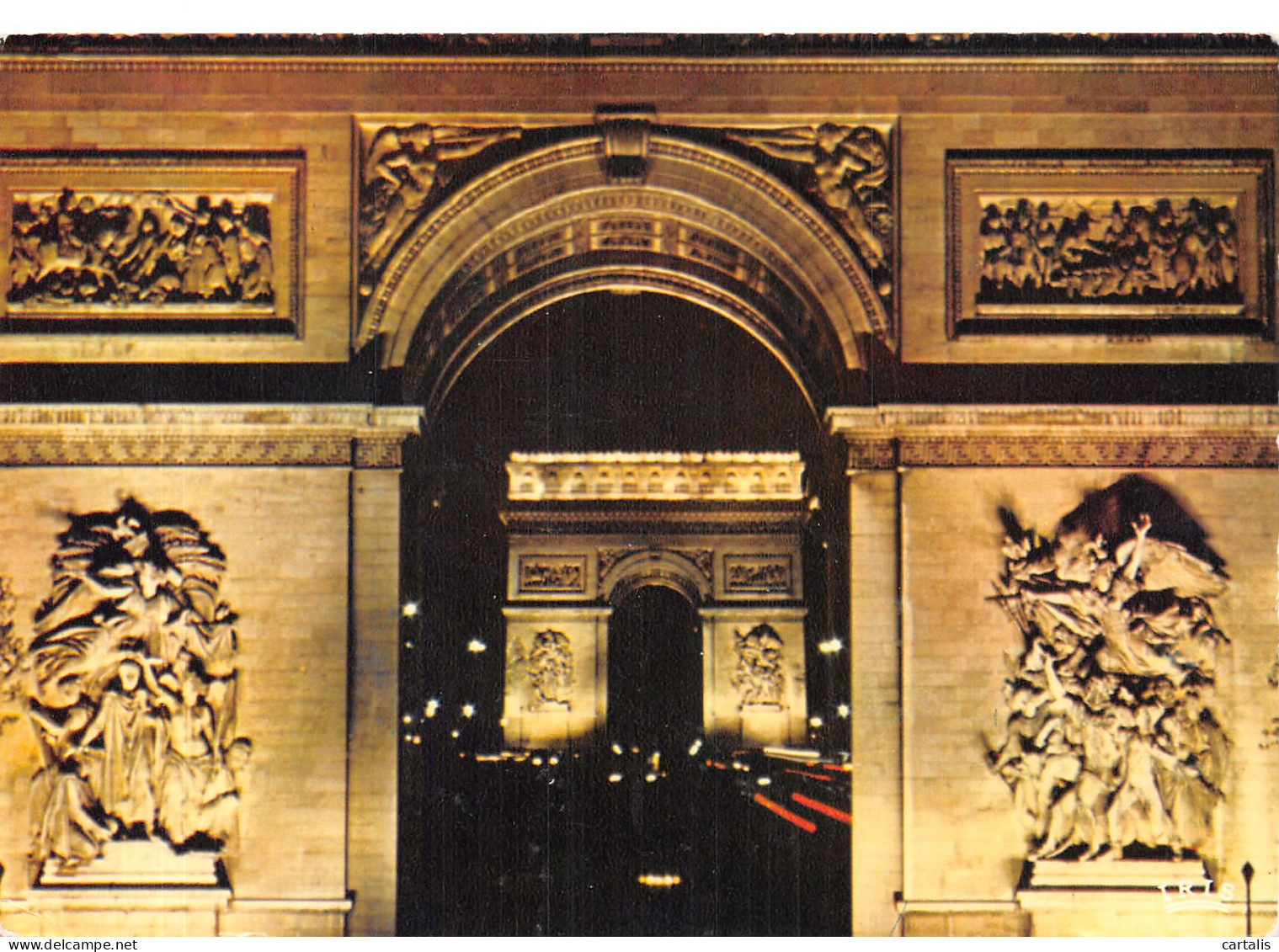 75-PARIS ARC DE TRIOMPHE-N°4198-B/0051 - Arc De Triomphe