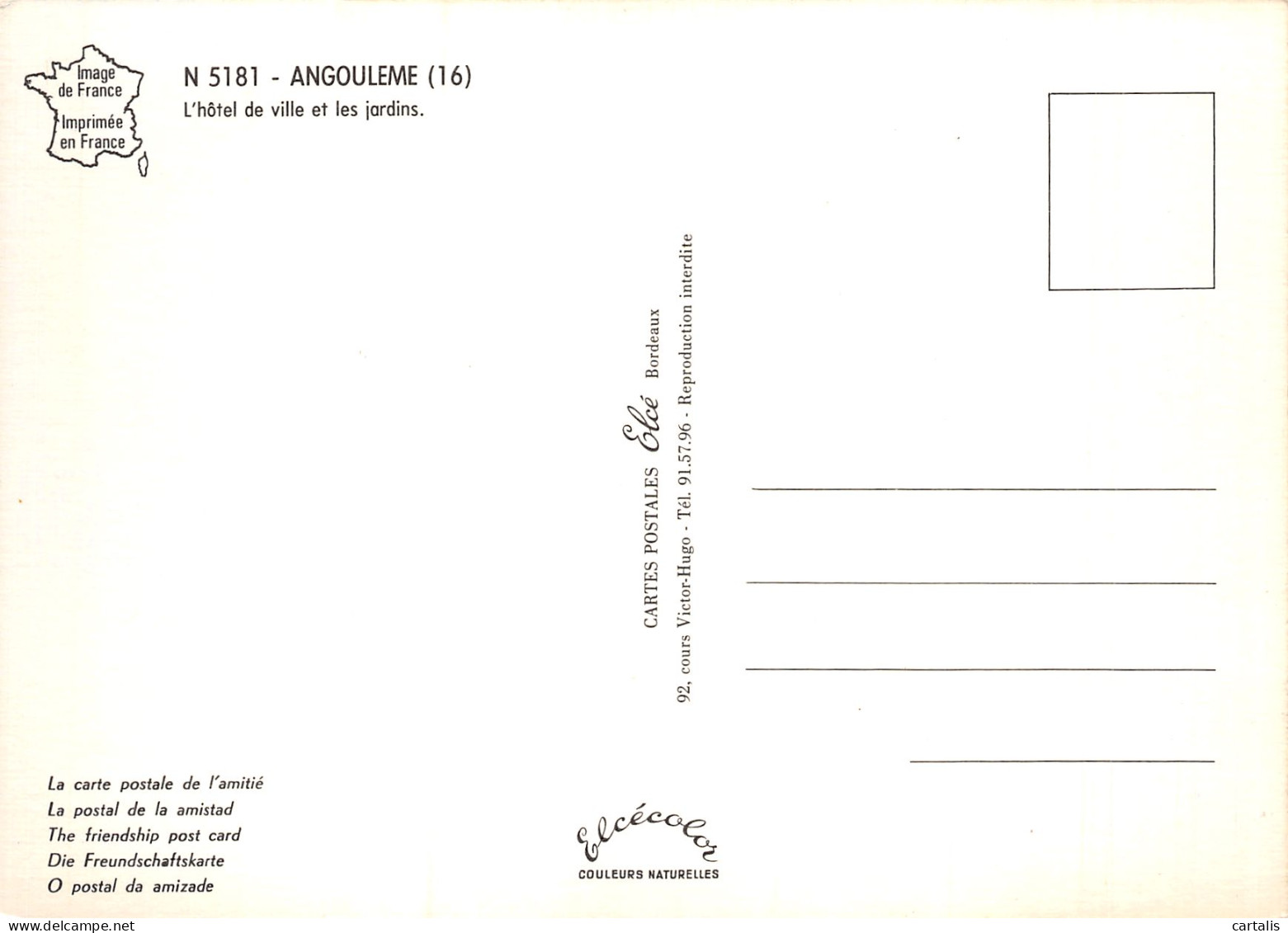 16-ANGOULEME-N°4198-A/0363 - Angouleme