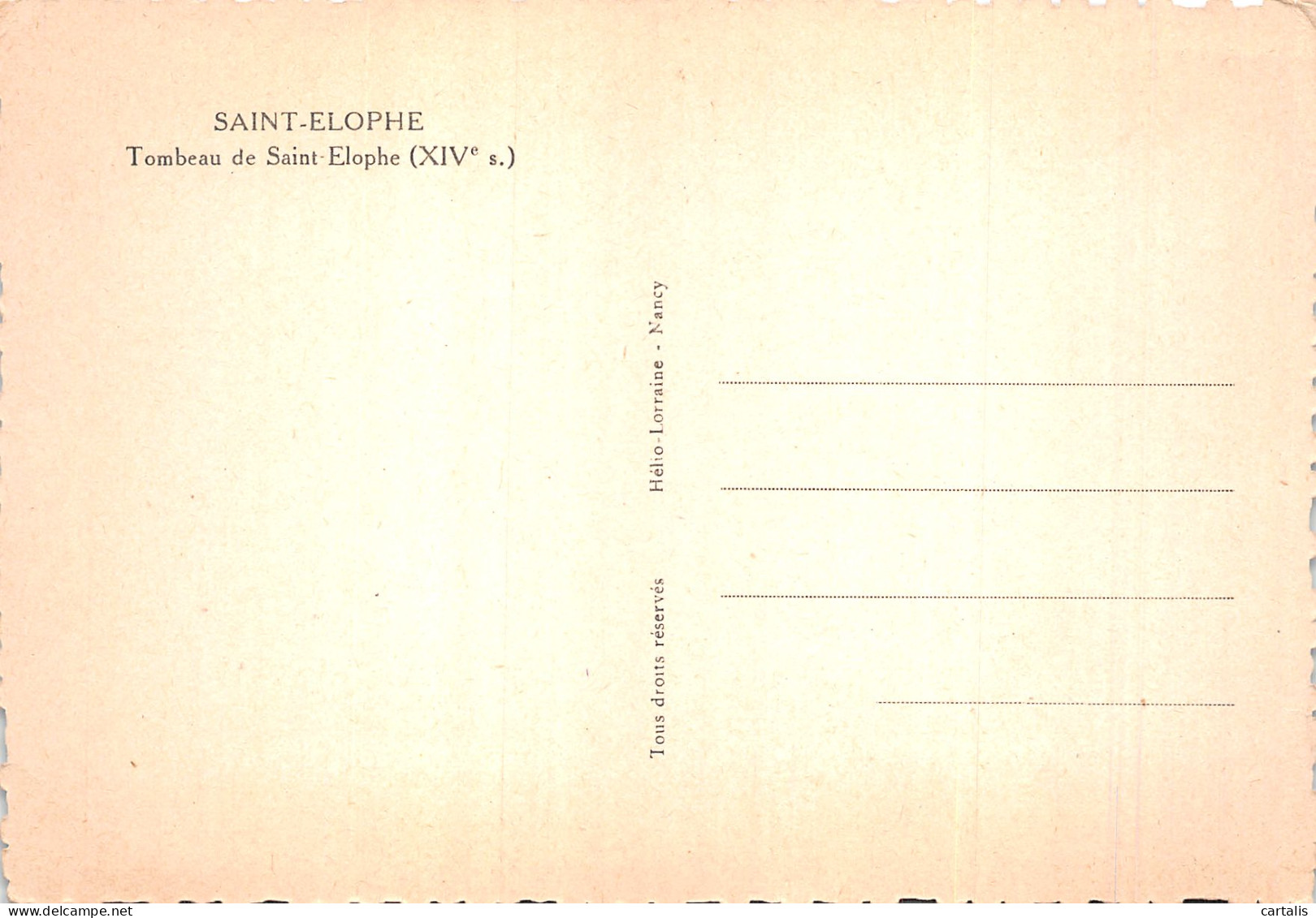 88-SAINT ELOPHE-N°4198-A/0327 - Sonstige & Ohne Zuordnung