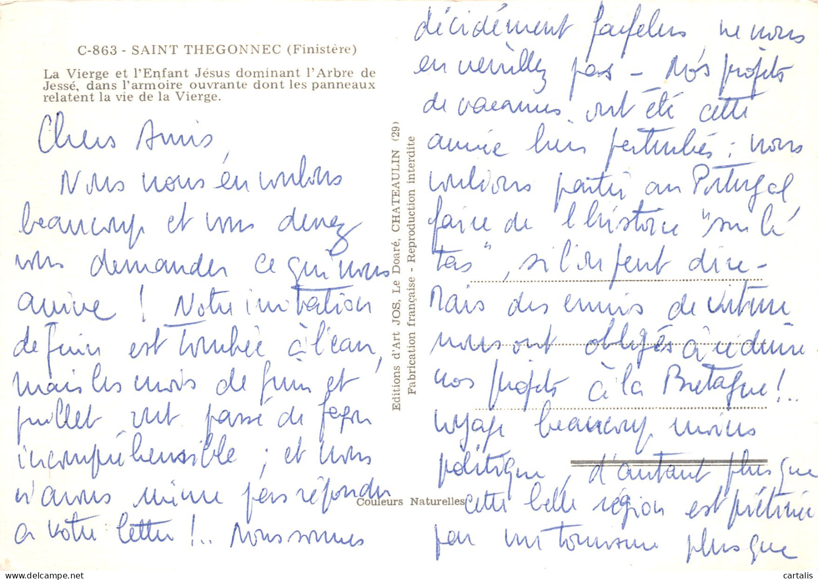 29-SAINT THEGONNEC-N°4198-A/0323 - Saint-Thégonnec