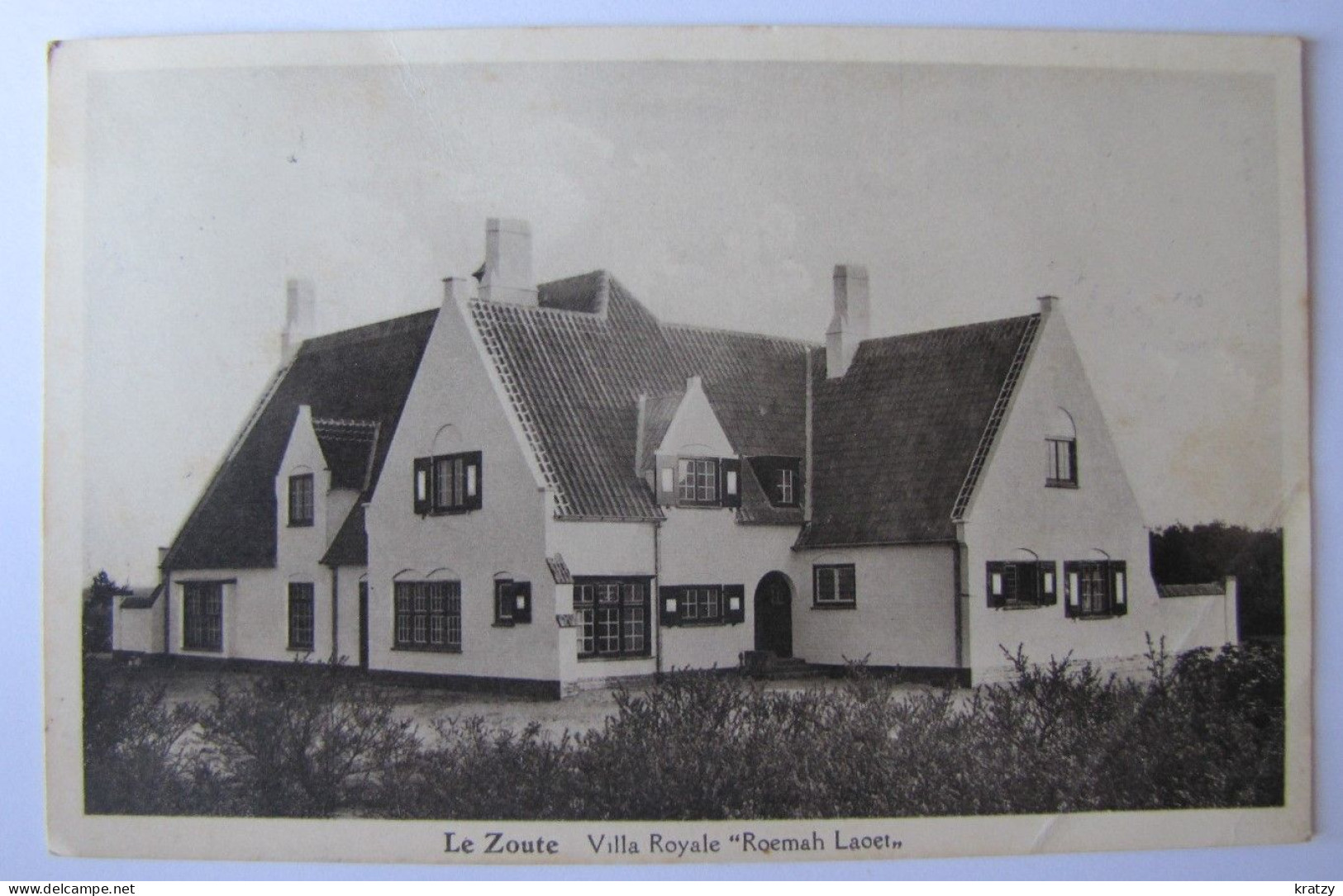 BELGIQUE - FLANDRE OCCIDENTALE - KNOKKE-LE-ZOUTE - Villa Royale "Roemah Laoet" - 1934 - Knokke