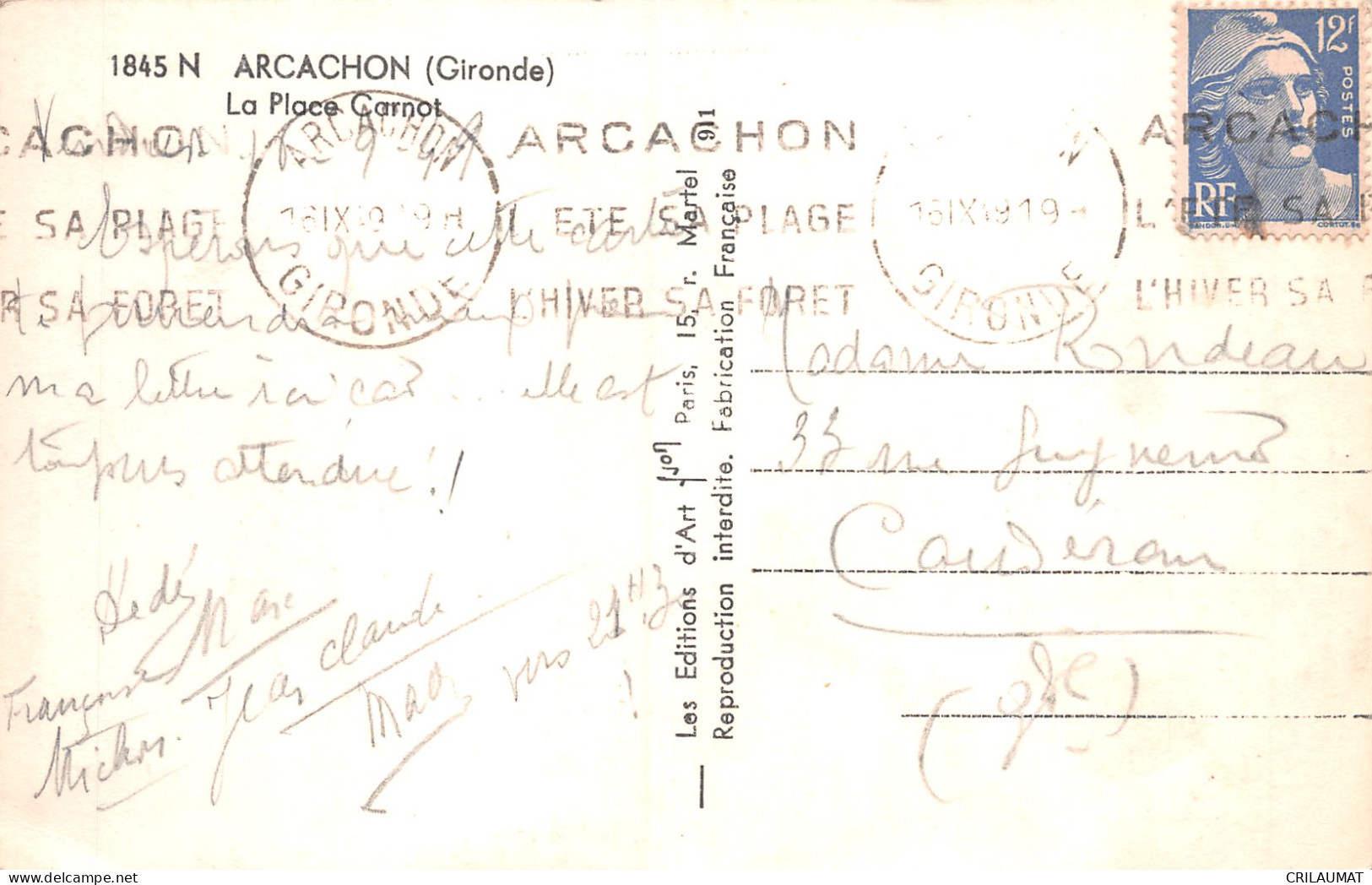 33-ARCACHON-N°5145-A/0241 - Arcachon