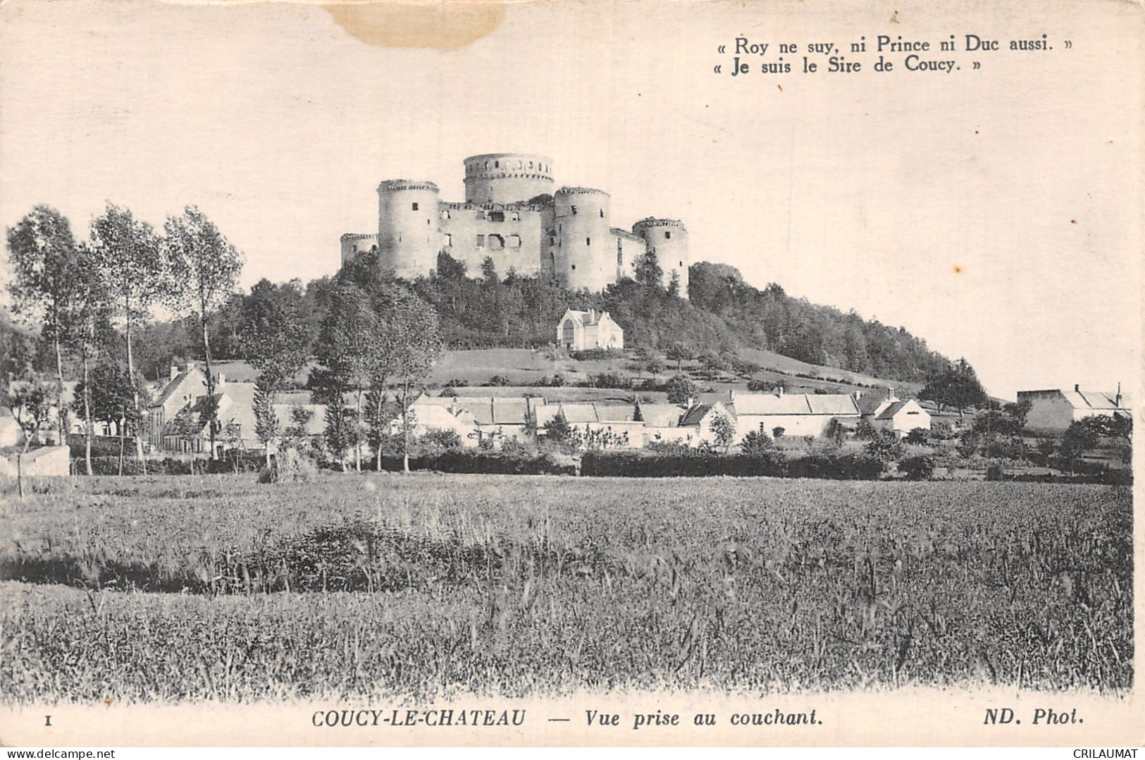 02-COUCY LE CHÂTEAU-N°5144-H/0363 - Other & Unclassified