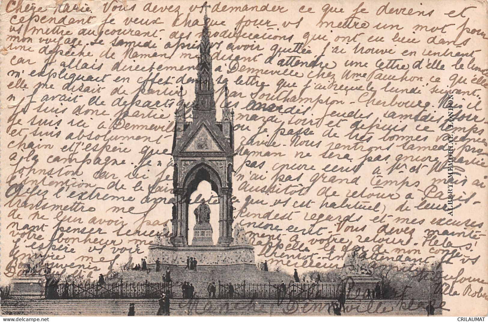 ET-LONDRES 	The Albert Memorial-N°5144-H/0349 - Other & Unclassified