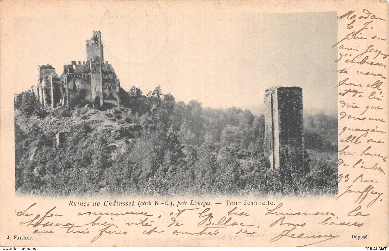 87-RUINES DE CHALUSSET-N°5144-H/0311 - Altri & Non Classificati