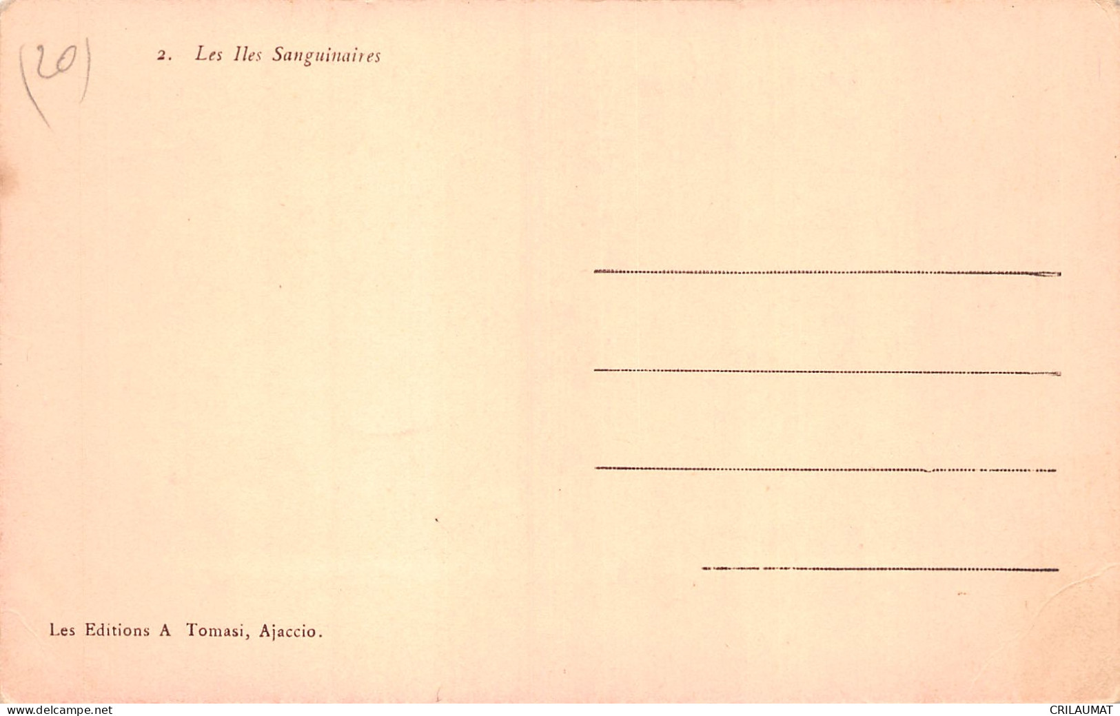 2A-CORSE AJACCIO-N°5144-H/0255 - Altri & Non Classificati