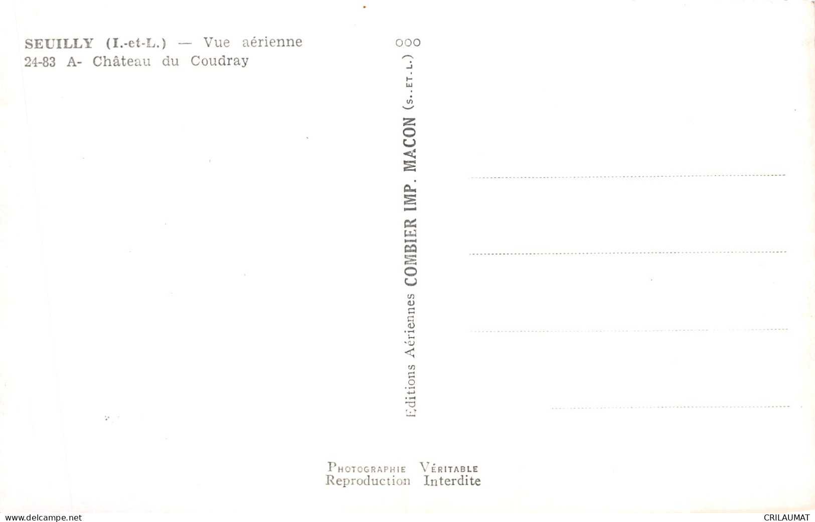 37-SEUILLY-N°5144-G/0213 - Other & Unclassified