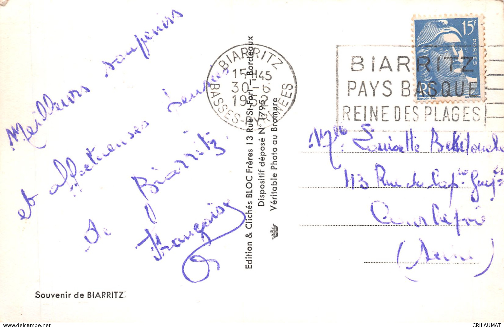 64-BIARRITZ-N°5144-G/0217 - Biarritz