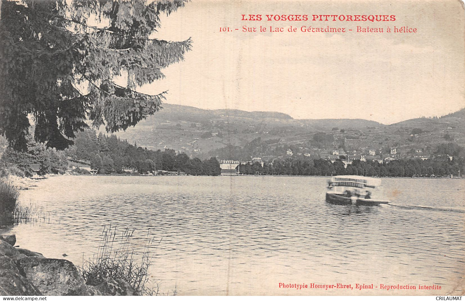 88-GERARDMER LE LAC-N°5144-G/0181 - Gerardmer