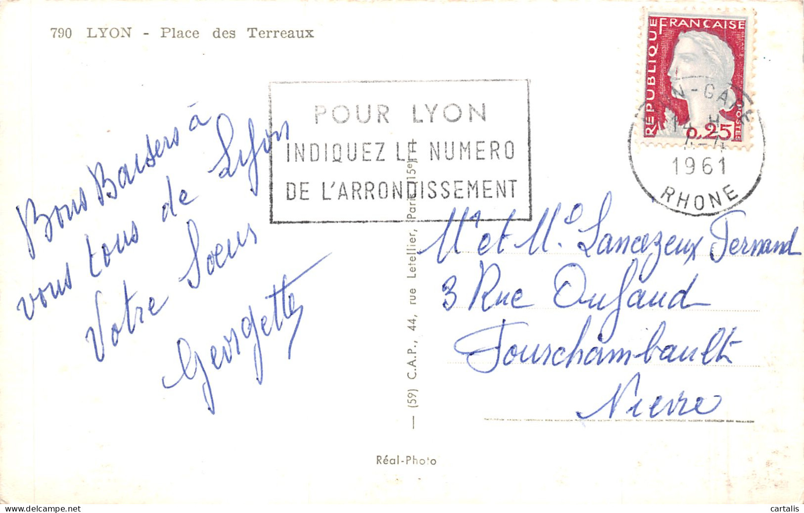 69-LYON-N°4198-E/0067 - Sonstige & Ohne Zuordnung